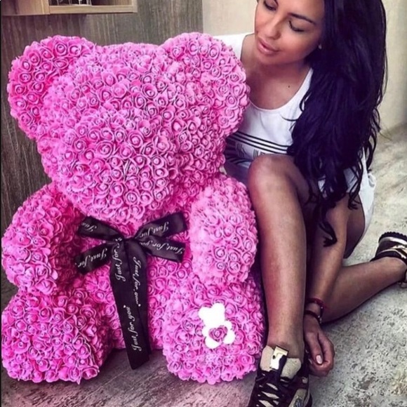 Rose Teddy Bear - Picture 1 of 2